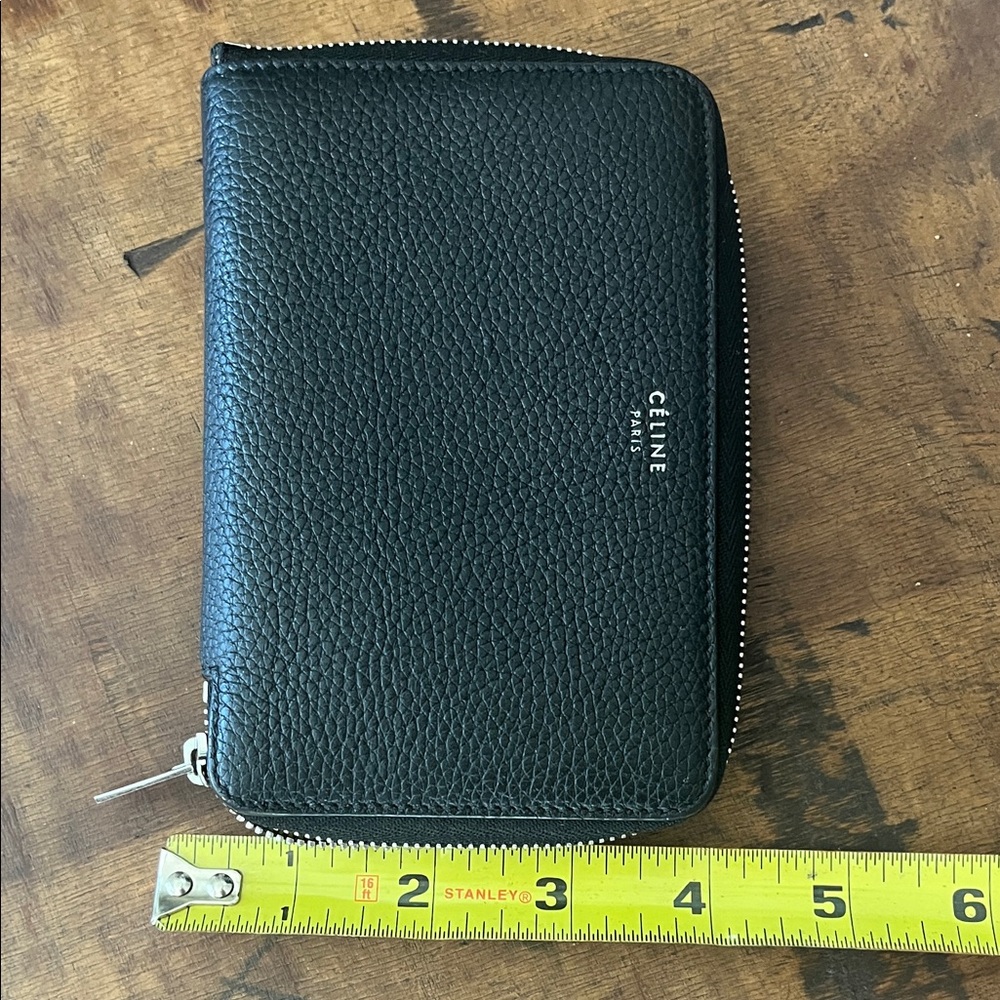 Celine Textured Black Wallet - Picture 9 of 16